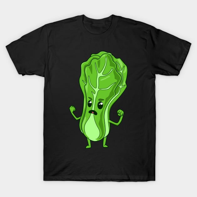 Cartoon lettuce T-Shirt by Modern Medieval Design